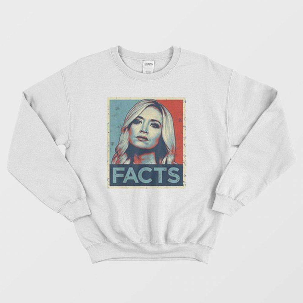 Kayleigh McEnany Facts Bold Graphic Statement Casual Unisex Sweatshirt